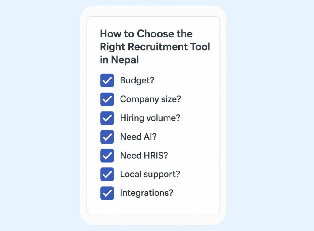 How to choose the right recruitment tool for your company to streamline hiring and improve candidate quality