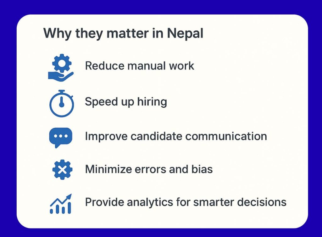 What are recruitment tools and why Nepali businesses need them to streamline hiring and improve candidate quality