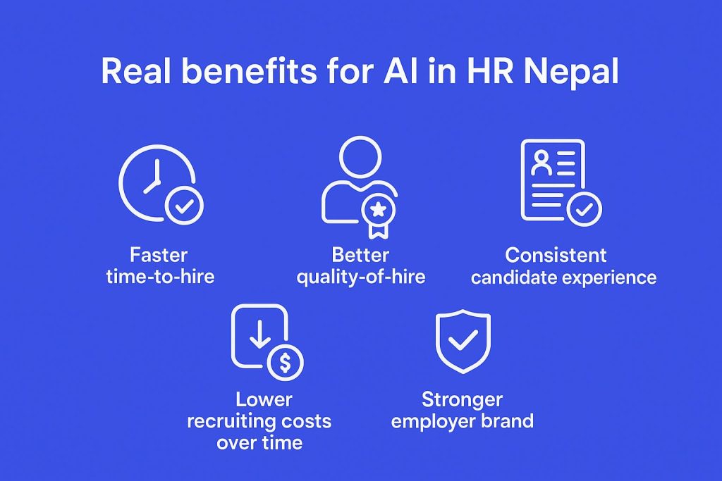 benefits for use of ai recruitment Nepal