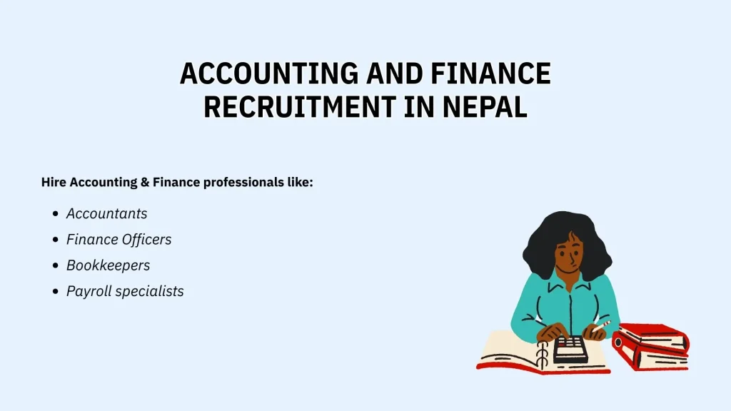 Accounting and finance recruitment by talentsathi in Nepal