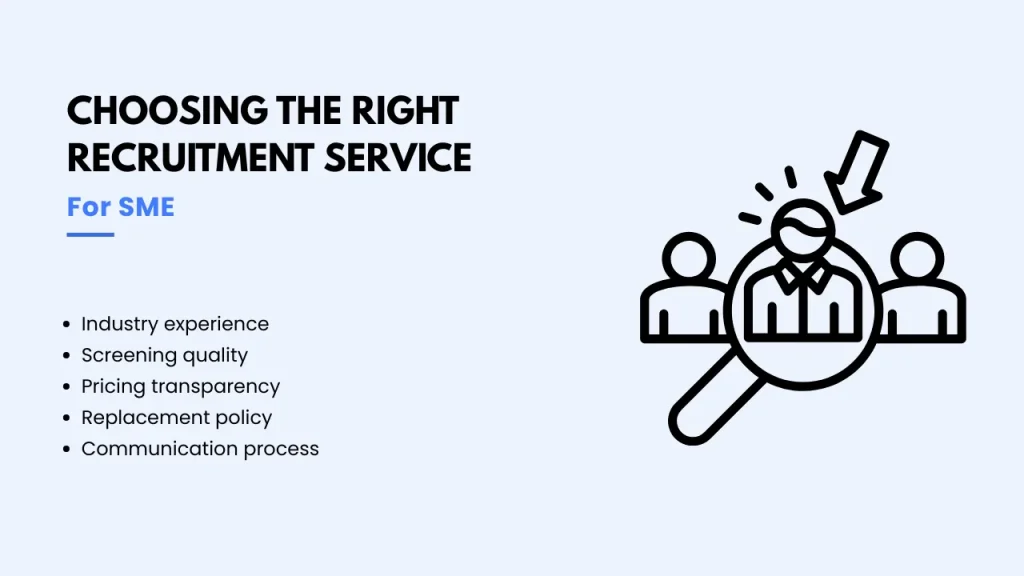 how to choose the right recruitment service for SMEs
