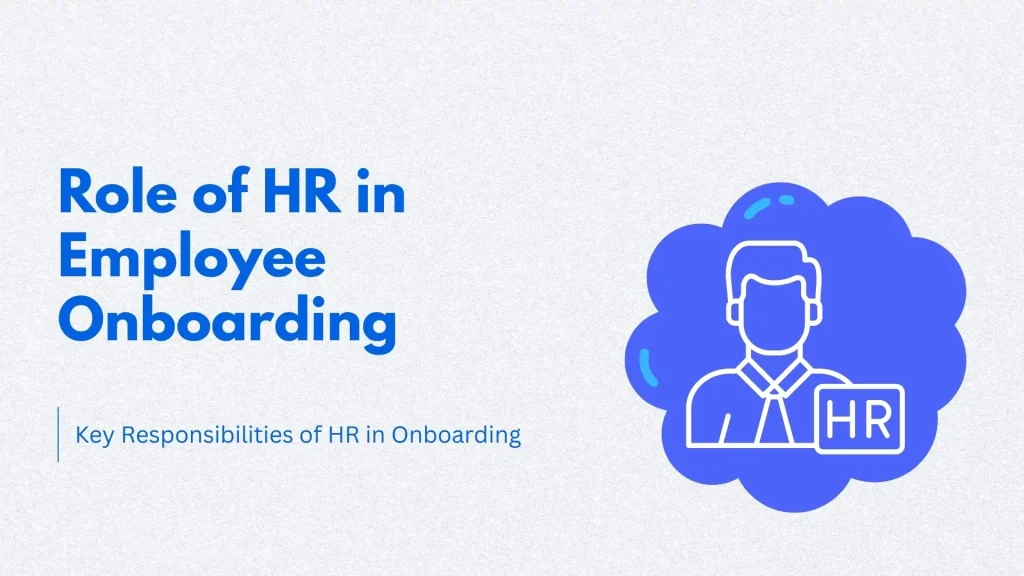 Illustration of an HR professional in onboarding process