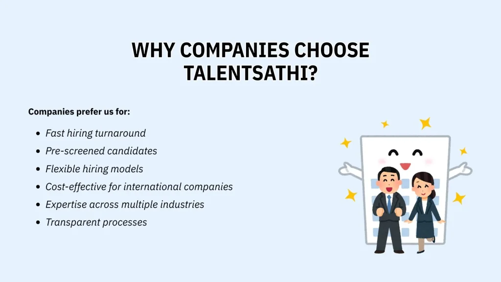 Why Companies Choose TalentSathi for recruitment