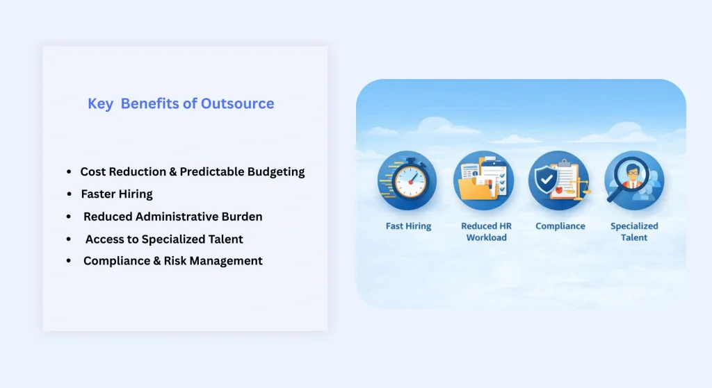 Key benefits of outsourced recruitment for businesses and hiring efficiency